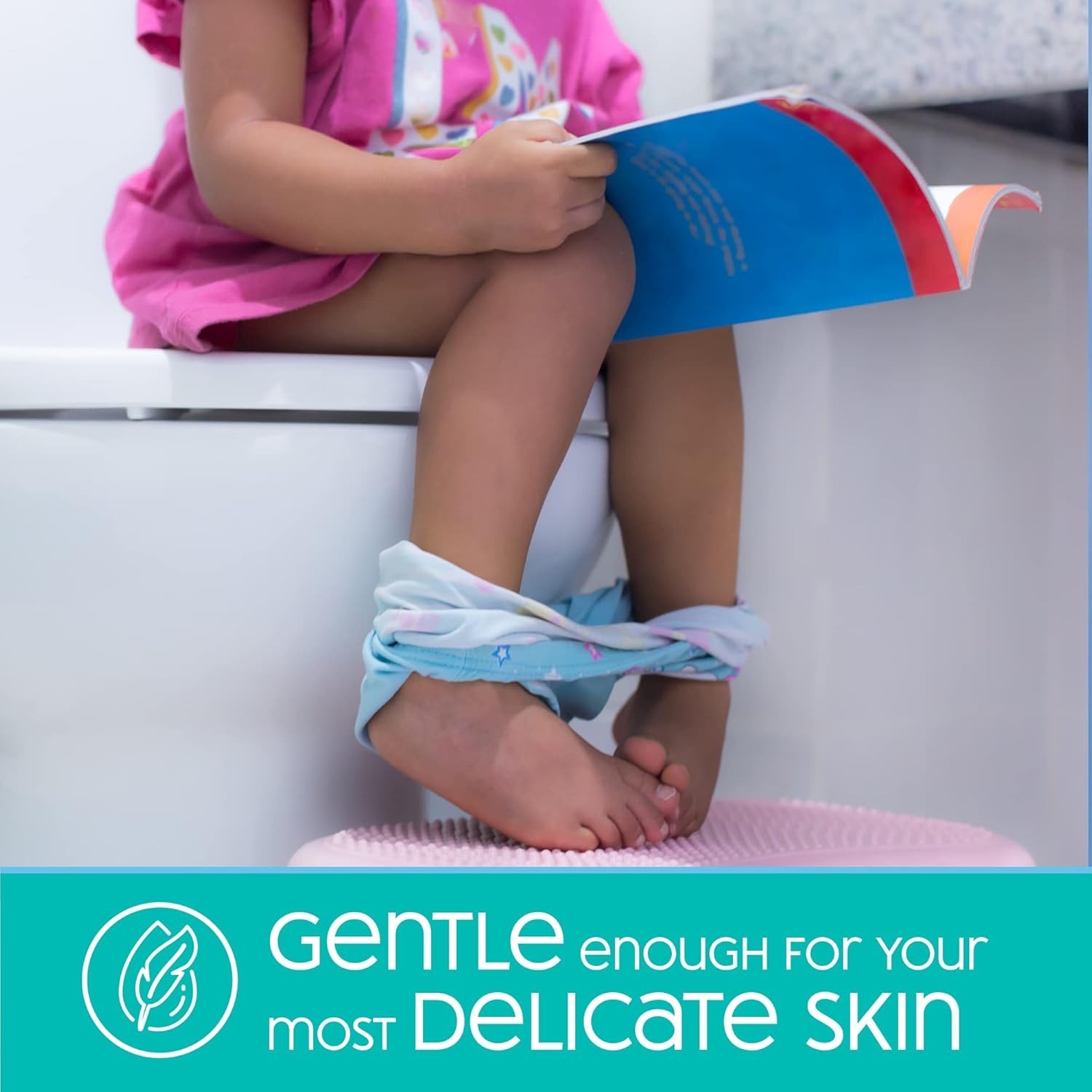 Hypoallergenic XL Flushable Wipes | 6.8″ x 7.5″ | Gentle Care for All Ages