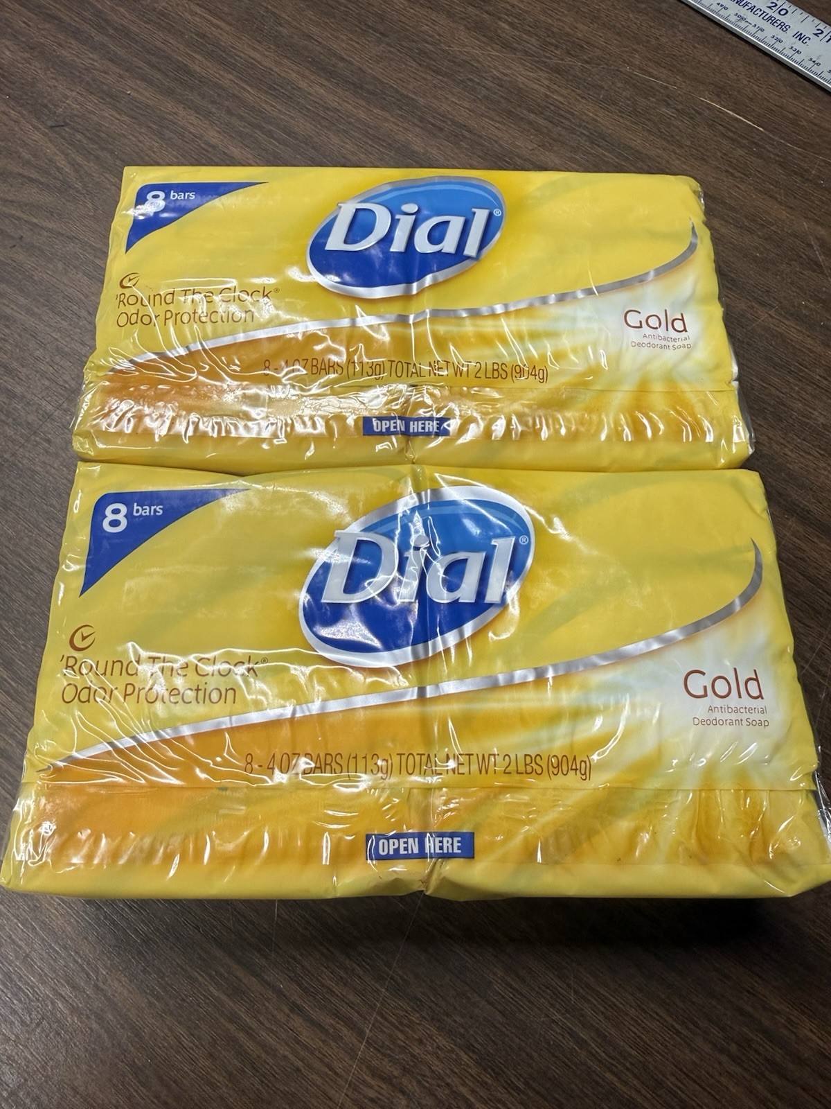 2 Packs-Dial Bar Soap 8 Pack Gold 4 Ounce Anti-Bacterial NIP. 16 BARS!!