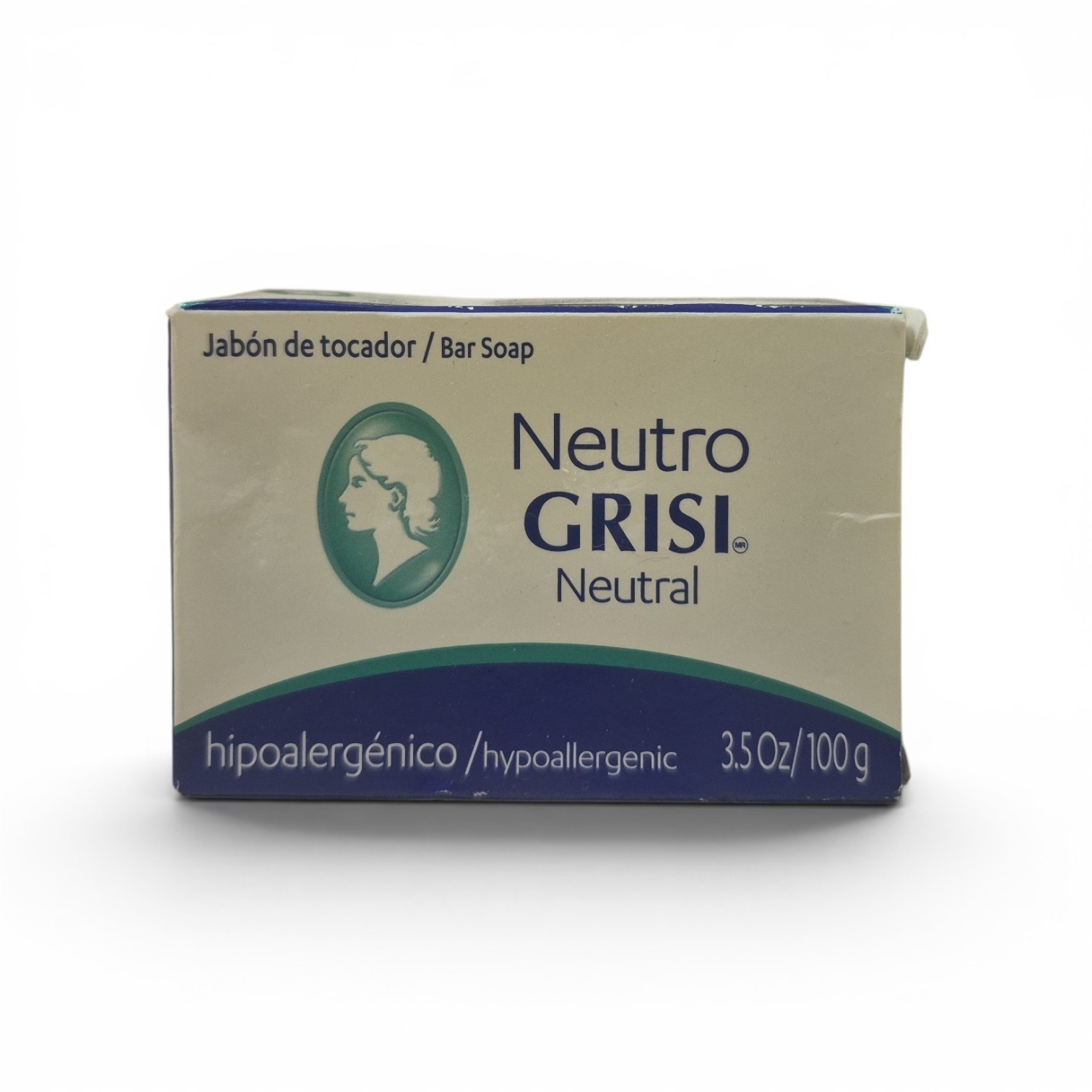 GRISI NEUTRAL NEUTRO SOAP Balancing 3.5 oz Scent Bar Hand Face Jabon 1 Pack