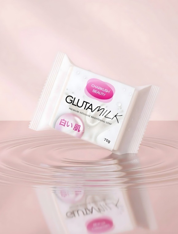 3 pcs GLUTAMILK SOAP by charkush beauty (US Seller)