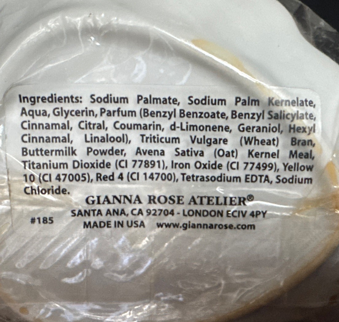 Gianna Rose Atelier PEAR shaped Soap From The Garden Gift Set #185 Dish USA