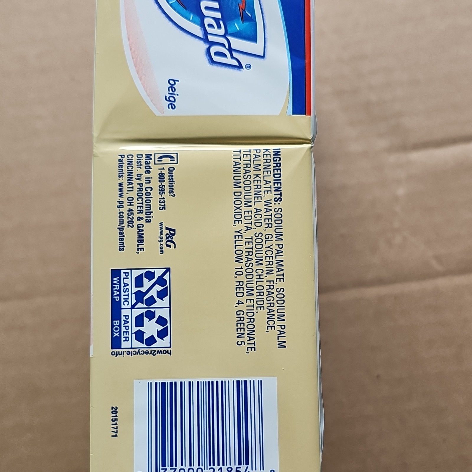 Safe-Guard Antibacterial Beige Bar Soap 8 Bars 4 oz Each Unisex Body Hands