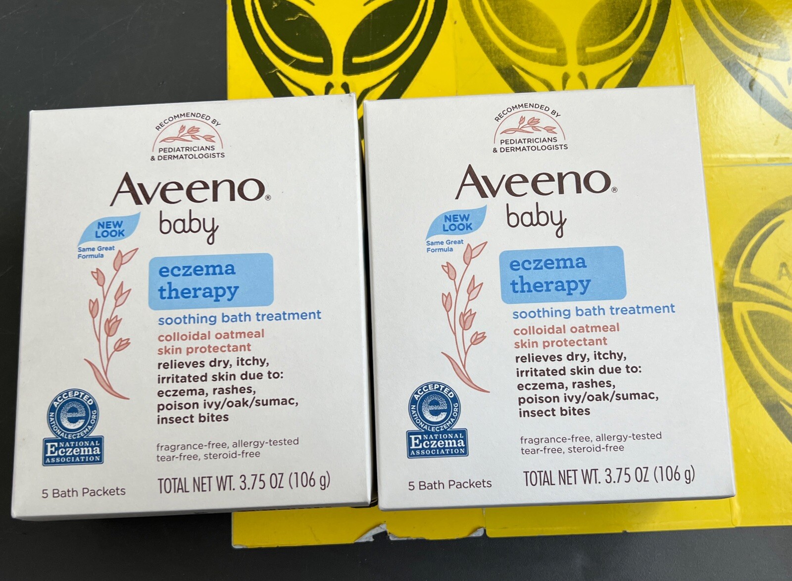 AVENO &OATMEAL Bath Treatment Colloidal ECZEMA Itchy Skin – 2 Box, 10ct