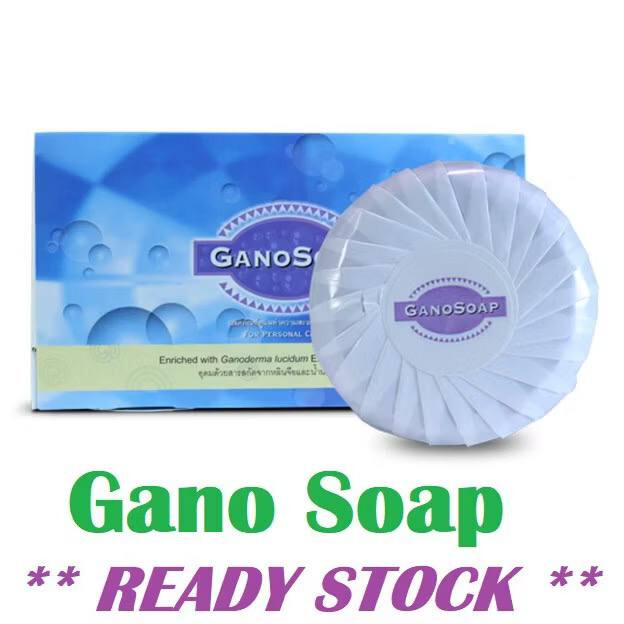 2 Pcs Gano Excel Gano Soap Ganoderma Goat Milk Anti Aging Vitamin E Acne (1 Box)