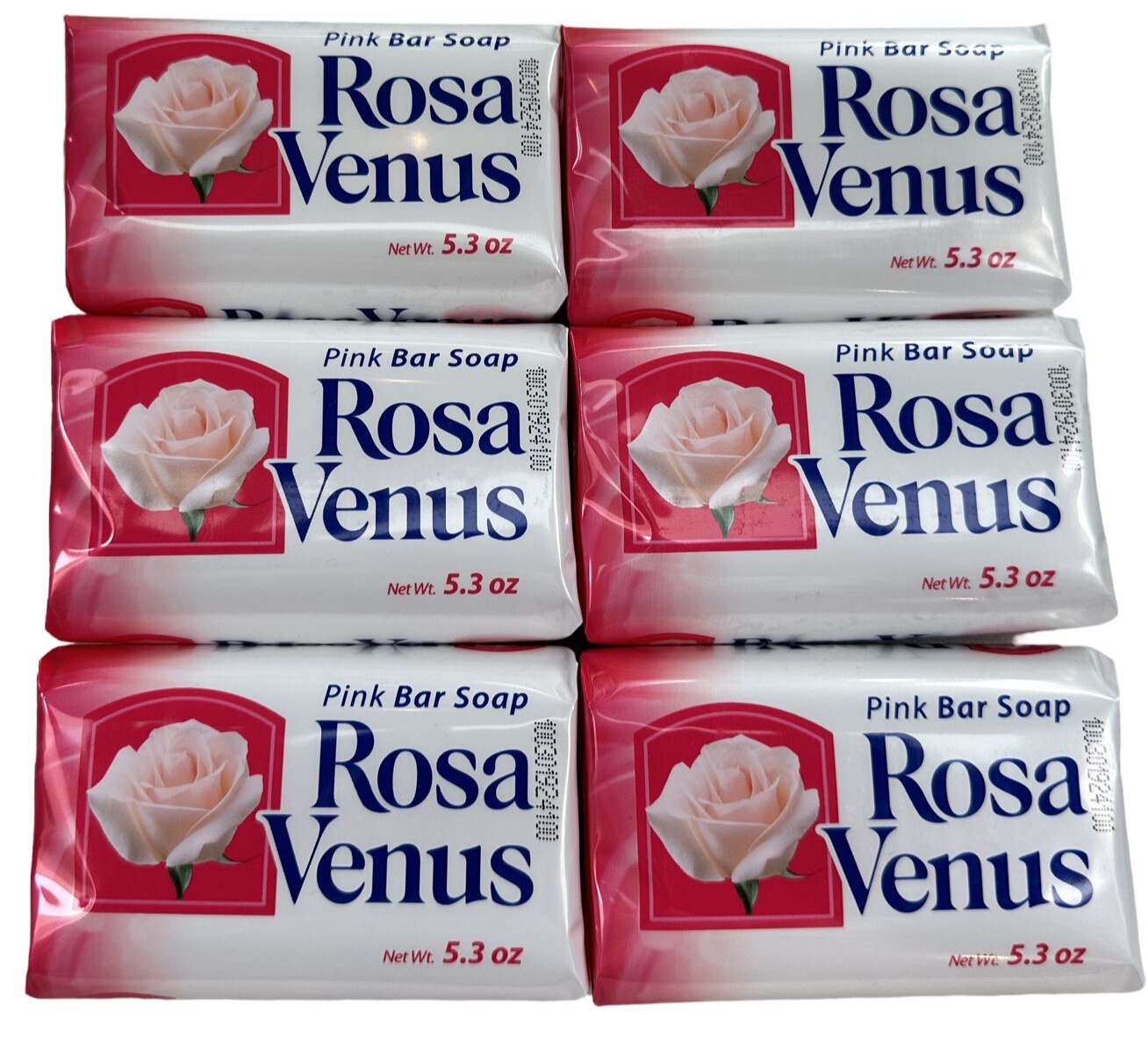 Jabon Rosa Venus Rosado Classic 150 g / 5.3 oz Soap Bar, 2, 4,6,10,20 or 40 Pack