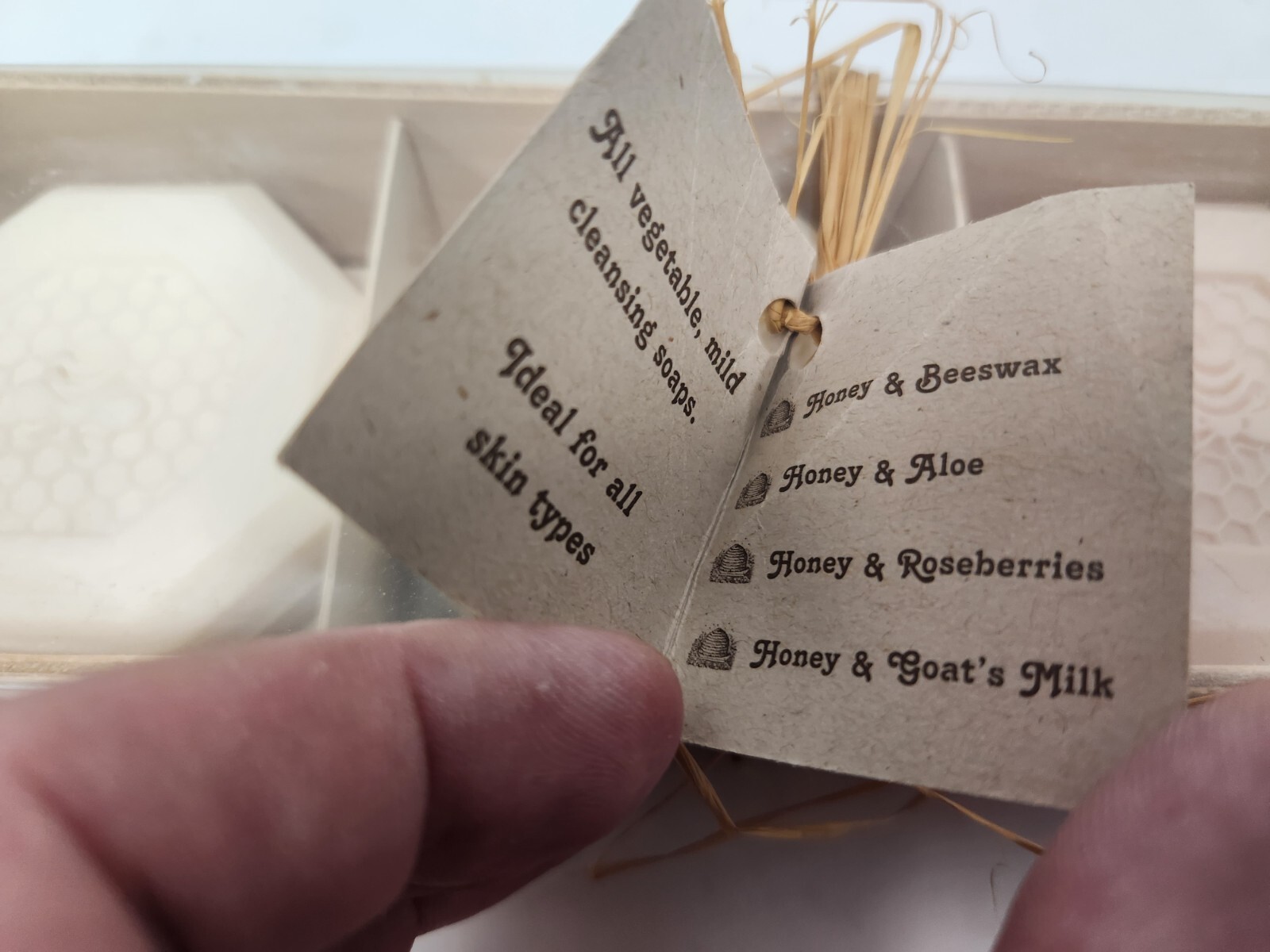 CST Fine 4 X 3.5oz Assortment HONEY Soaps GOATS MILK/ALOE/BEES WAX/ROSEBERRIES