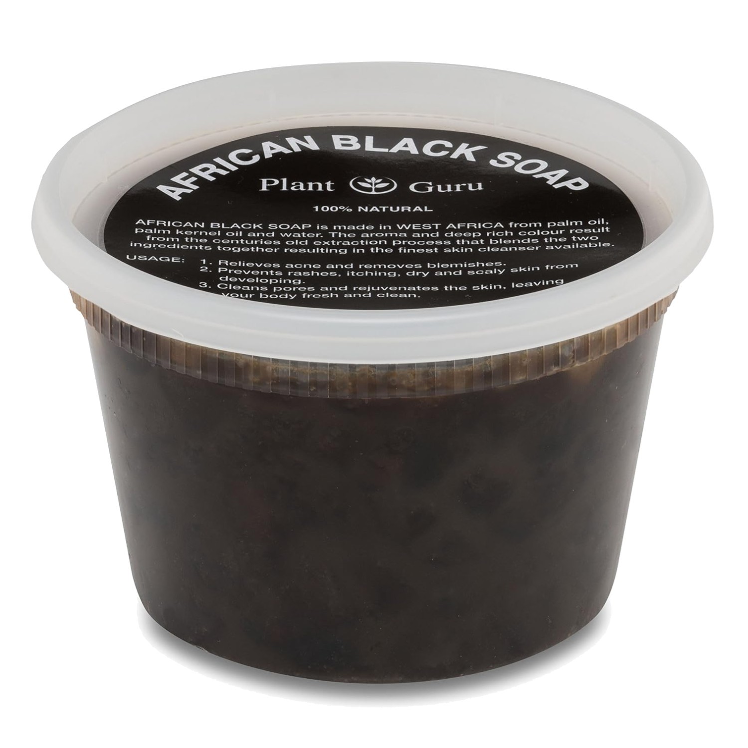 Ghanaian Black Soap Paste 16 oz. – Pure & Natural Skincare