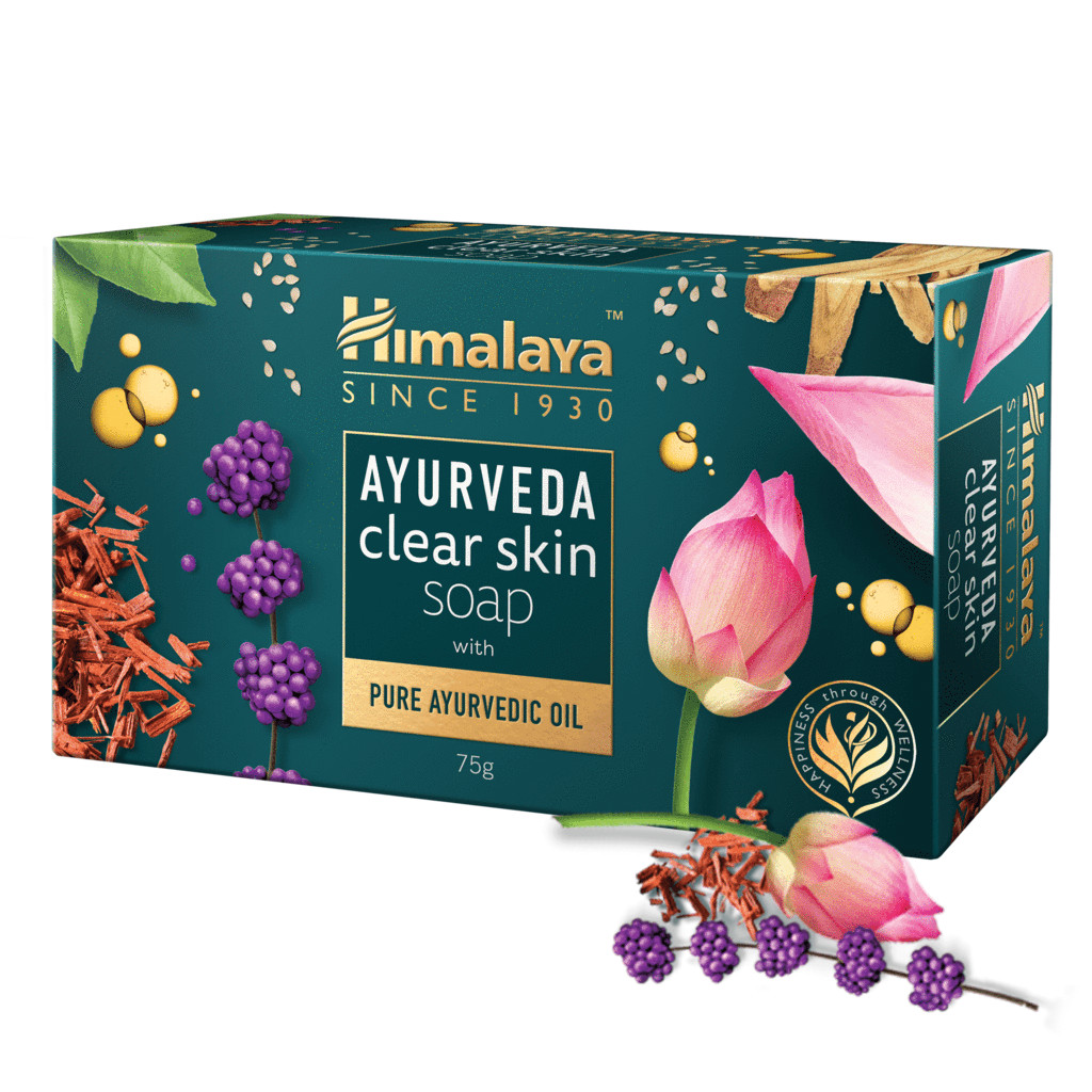 9 X Himalaya Herbals AYURVEDA clear skin soap 75 gms with KANAKA Oil FREE SHIP