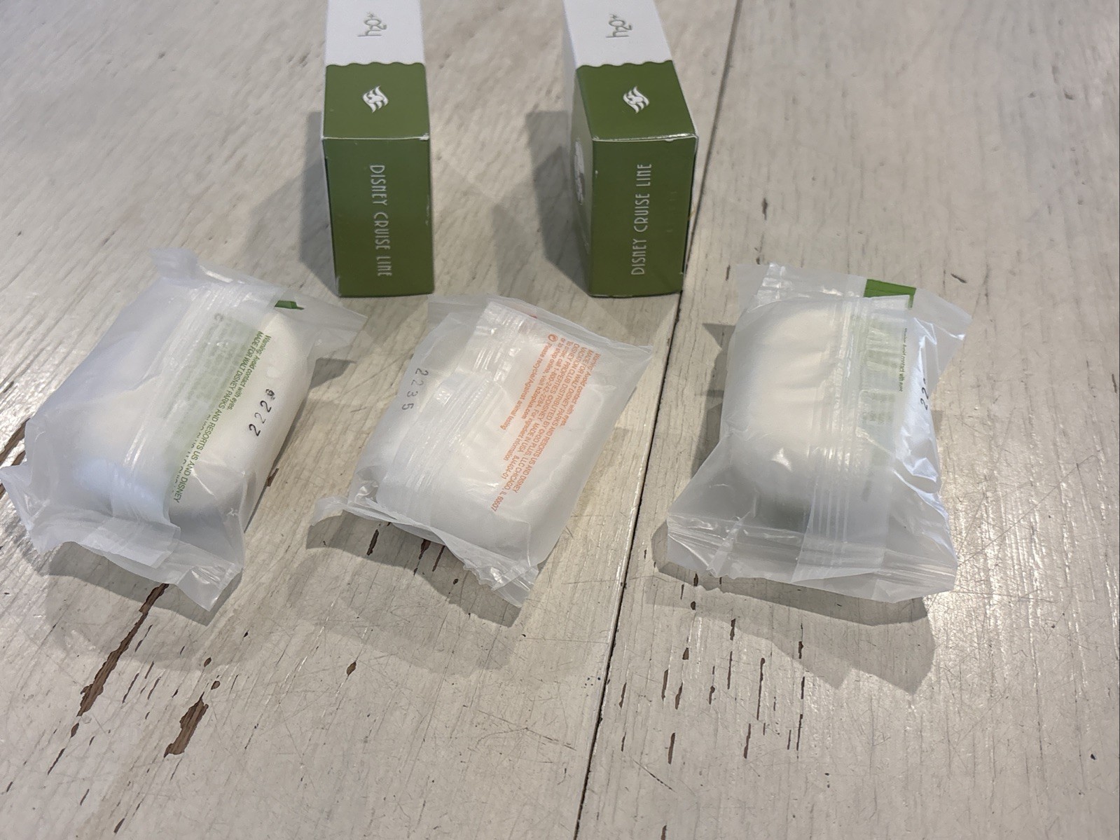 Disney Resort & Cruise H2O Soap Bars Facial & Bath Mixed Lot Of 5 New