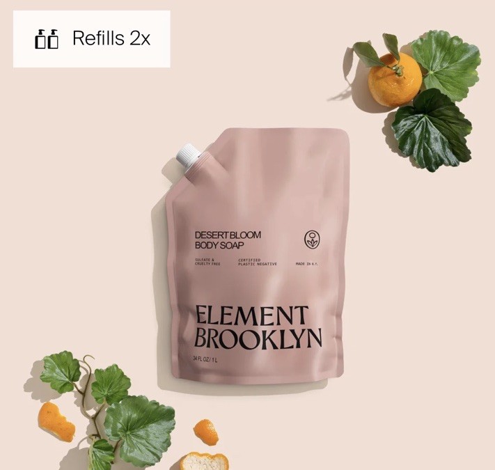 Element Brooklyn Desert Bloom Body Soap Aesop Geranium Leaf Made In USA
