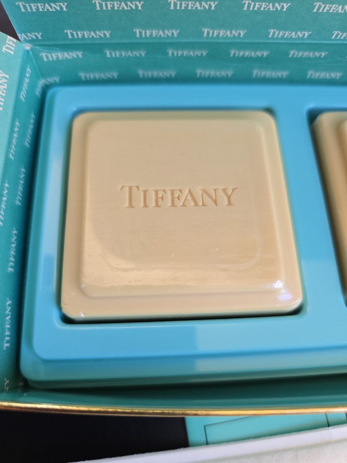 3 NEW! Tiffany & Co Perfumed Soap Bars In gift Box 10.56 Oz Total 3.52 Oz Each