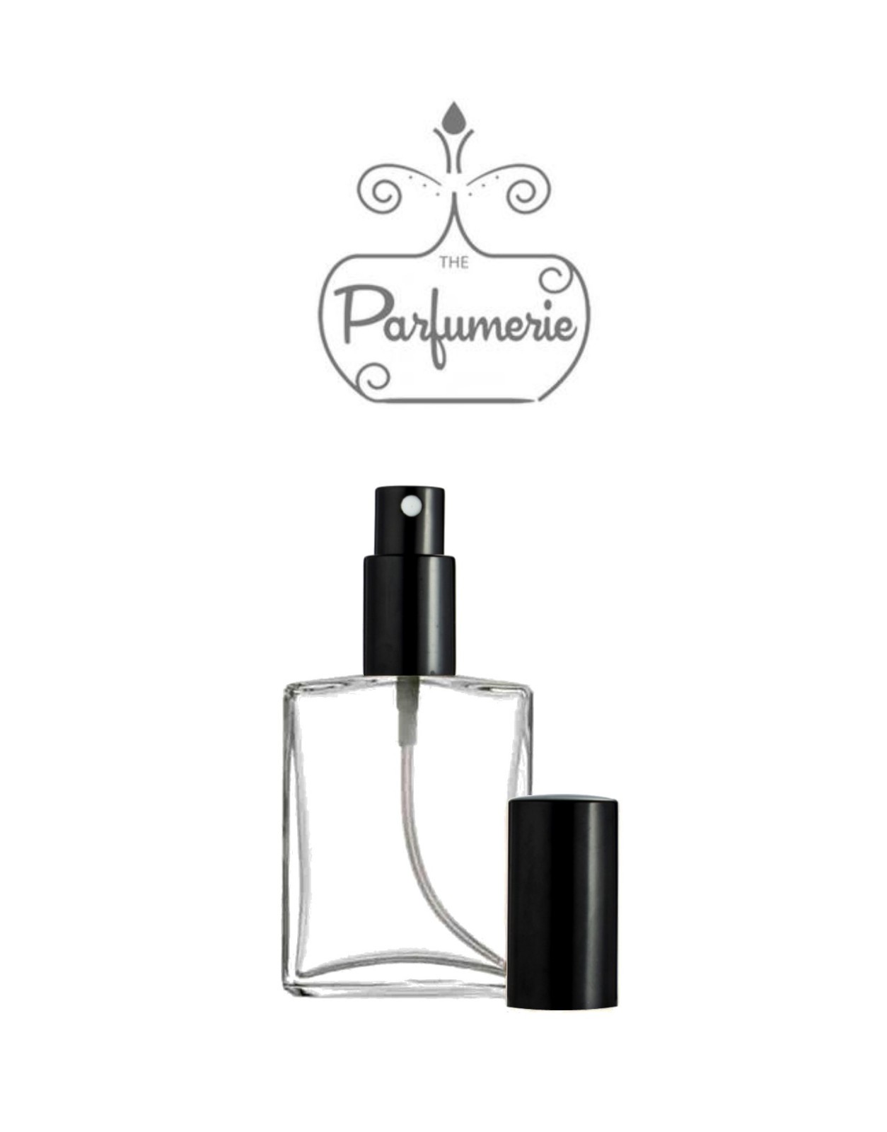 Perfume Spray Glass Atomizer 1 oz. (30 ml) 2 oz. (60 ml) Empty, Refillable, Flat
