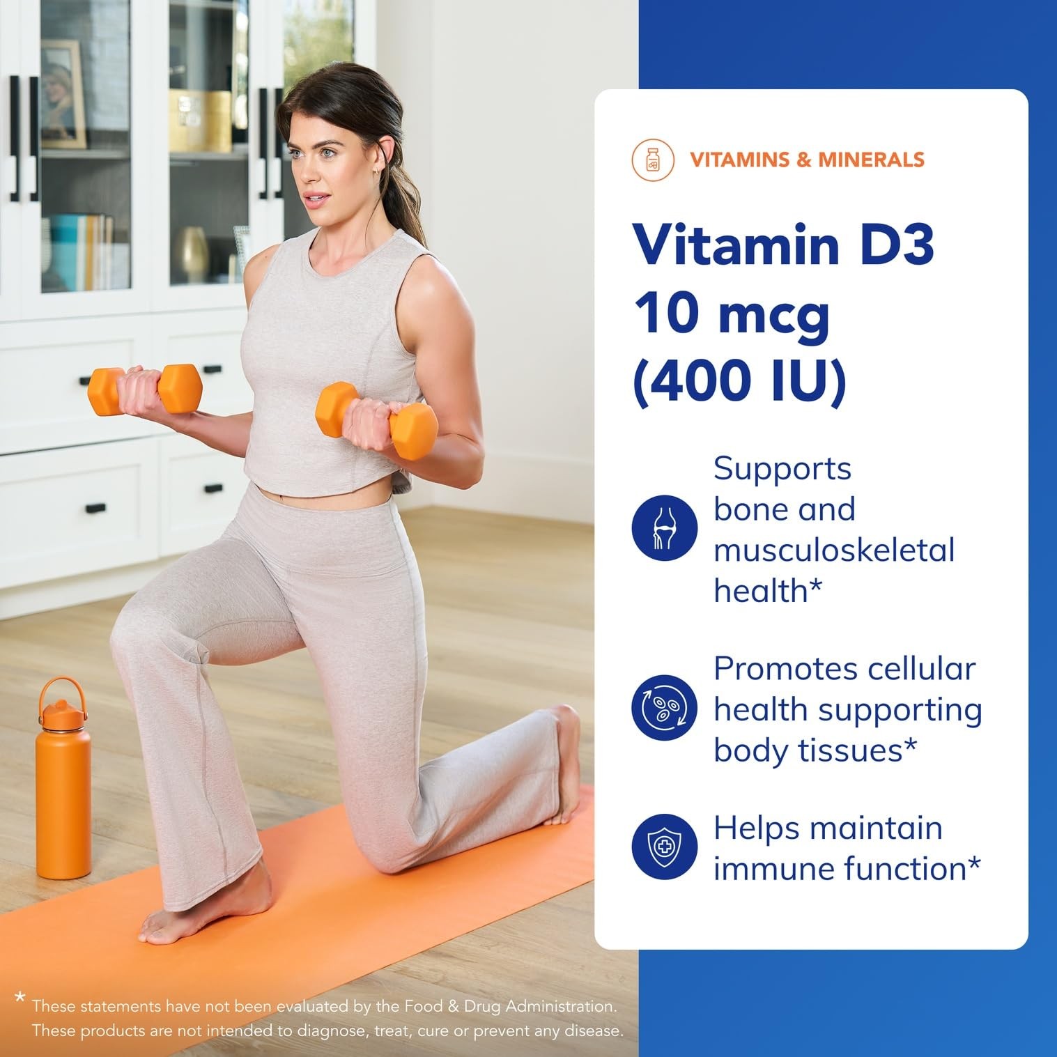 Pure Encapsulations Vitamin D3 10 mcg (400 IU) | 120 Count (Pack of 1)