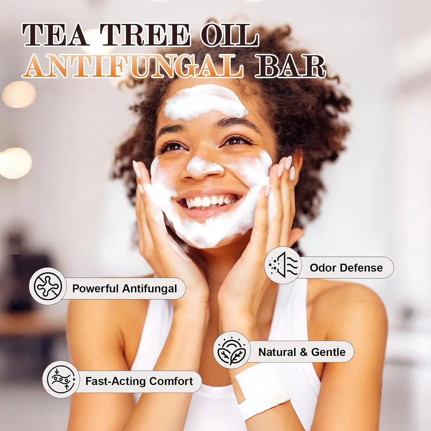 3 Pcs Veloma Antifungal Soap,Veloma Soap,Soothing Tea Tree & Eucalyptus, Deep Po