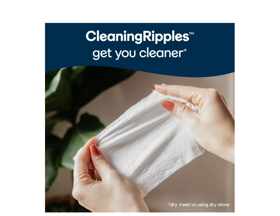 3 PACK Ultra Fresh Flushable Wet Wipes, 4 Flip-Top Packs (168 Total Flushab