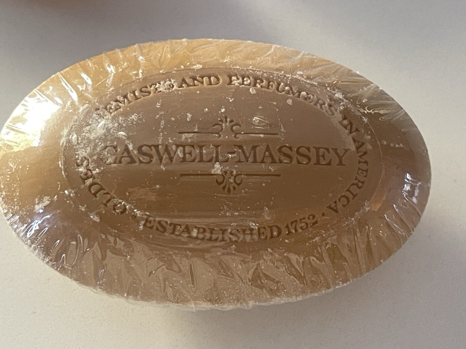 Caswell Massey hotel amenities Travel Gift Set Vintage 3 Soaps Sewing Shoe Kit