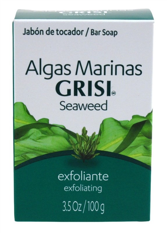 (3 PACK) Grisi Bar Soap Seaweed Exfoliating 3.5oz