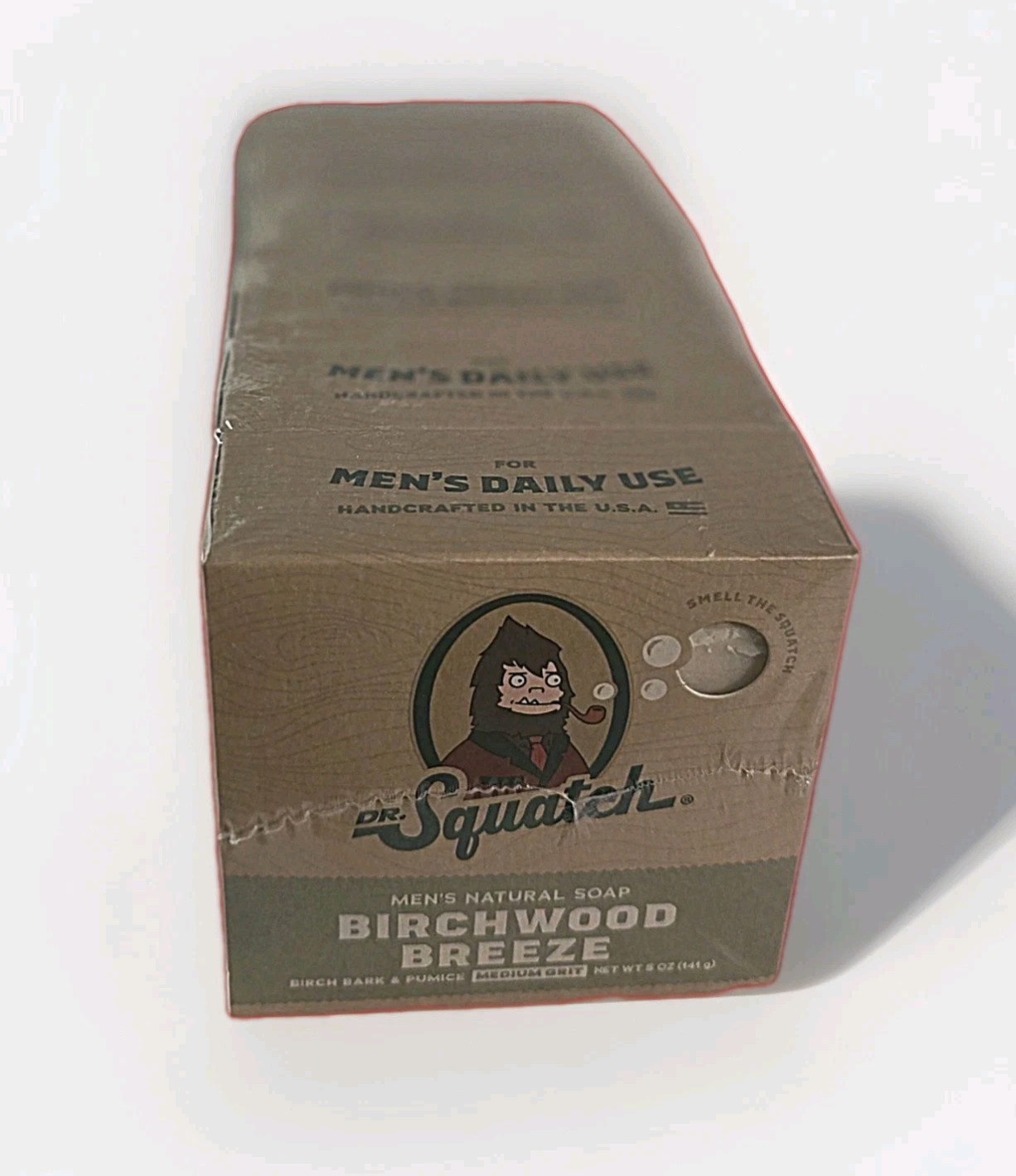 LOT OF 6 DR. SQUATCH MEN’S NATURAL SOAP. Birchwood Breeze 5 OZ BAR 6 BARS