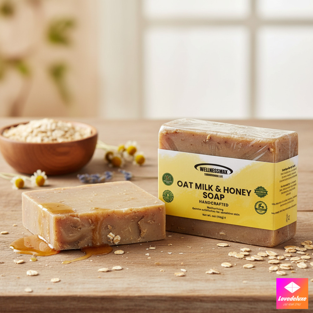 Oat Milk Honey Sensitive Skin Soap | Jabon de Avena y Miel Para Piel Sensible