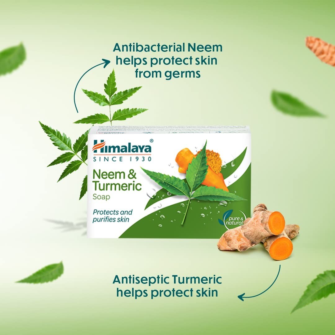 Himalaya Herbals Neem and Turmeric Soap, 125gm (Pack of 2) Health & Beauty