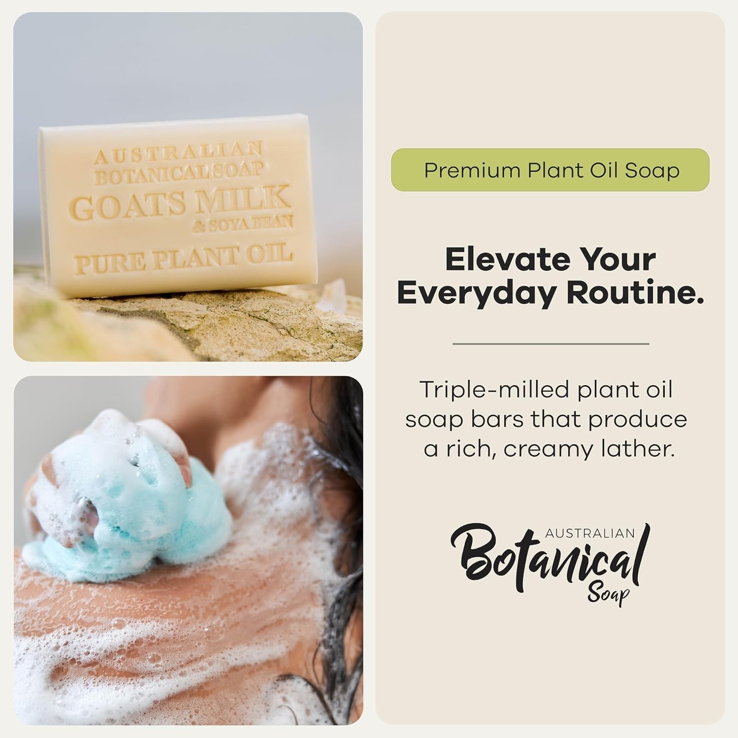 Moisturizing Goat Milk Soap with Soya Bean Oil