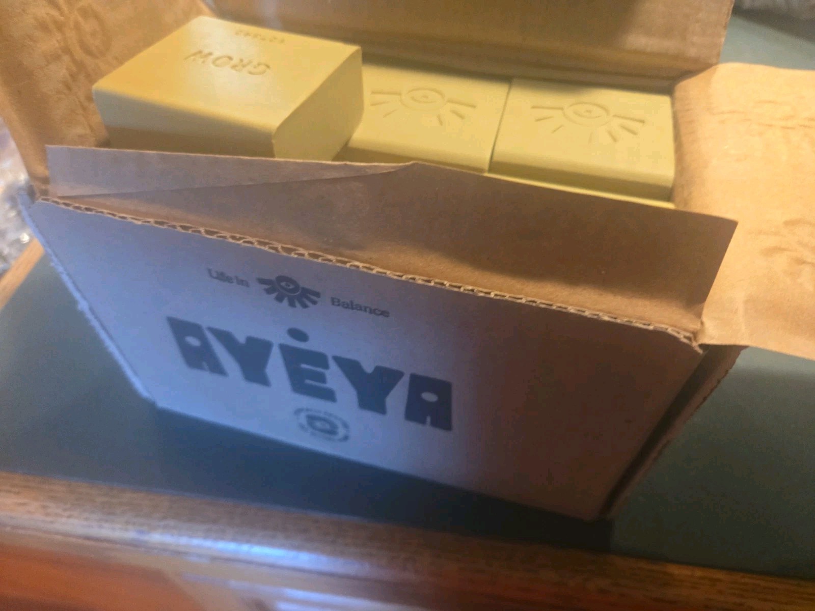 AYEYA Soap GROW Soap Eucalyptus and Mint Lot Of 24ea 3.75oz Bars!