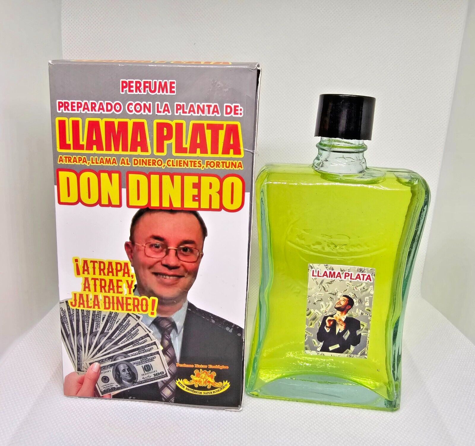 LLAMA DINERO PLATA PERFUME ATRAE ABUNDANCIA DINERO EXITO PROSPERIDAD 1PC