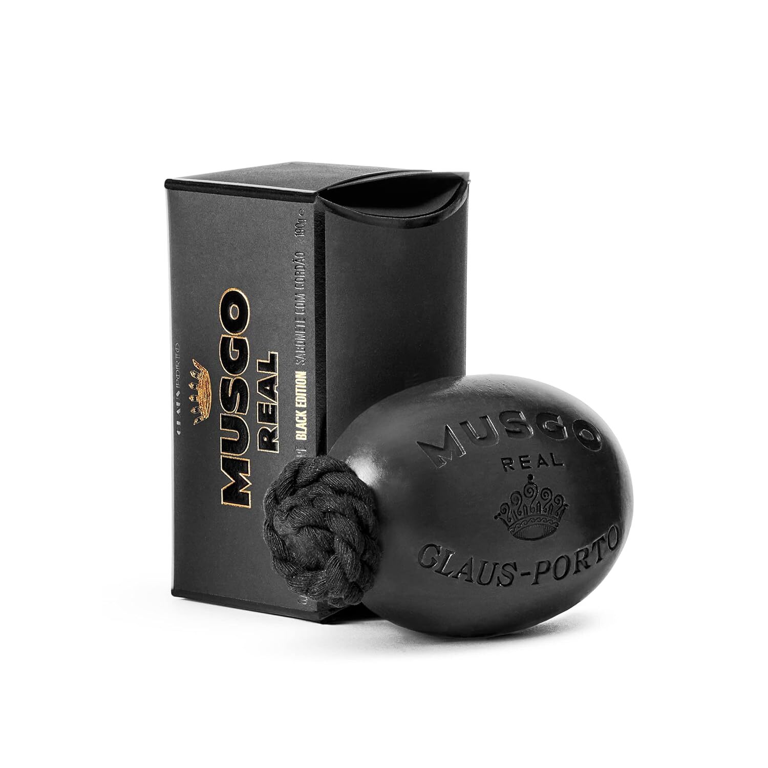 Claus Porto BLACK EDITION – SOAP ON A ROPE 190gr, 6.7 oz.