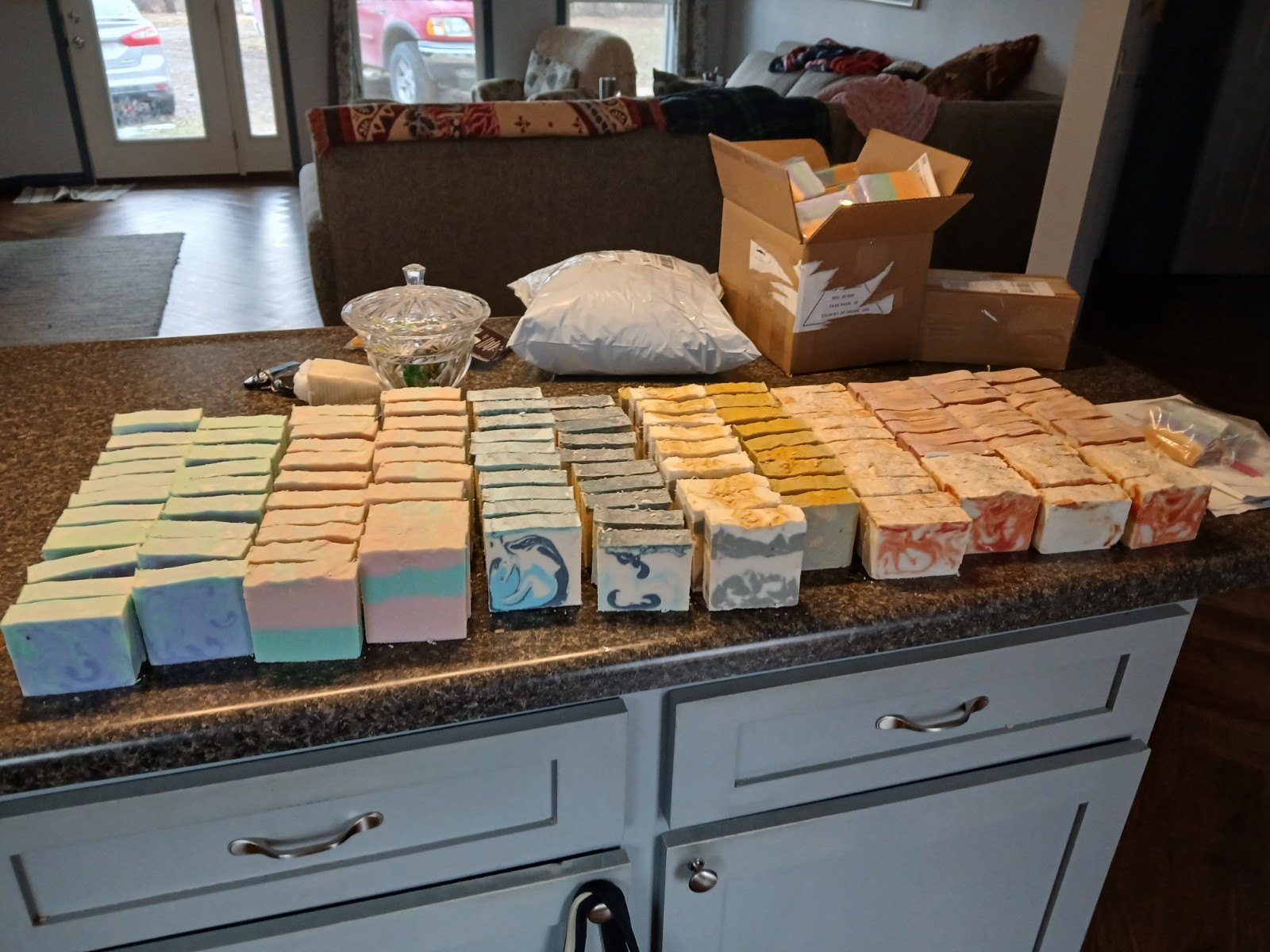 Organic vegan Assortment Soap 3 pounds essential oils.