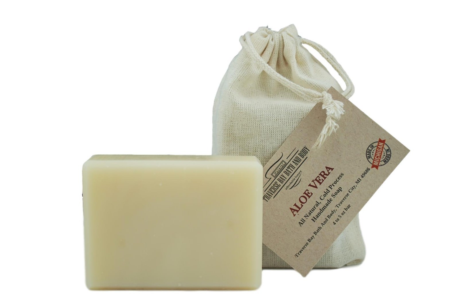 Aloe Vera, all natural handmade soap, Cold process, Large 5.5-6 oz