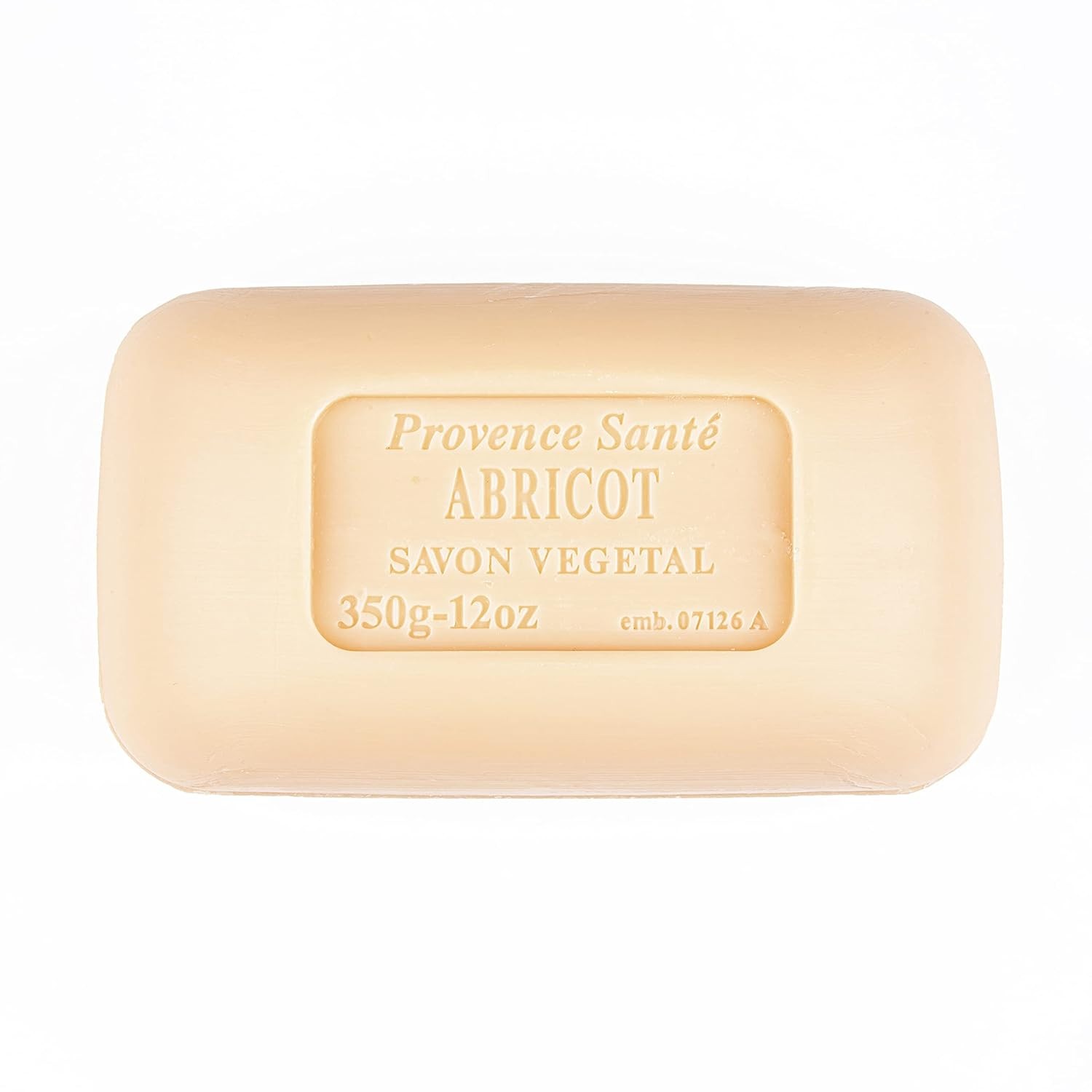 Provence Sante Luxury French Soap Big Bar, Shea Butter, Apricot, 12 oz.