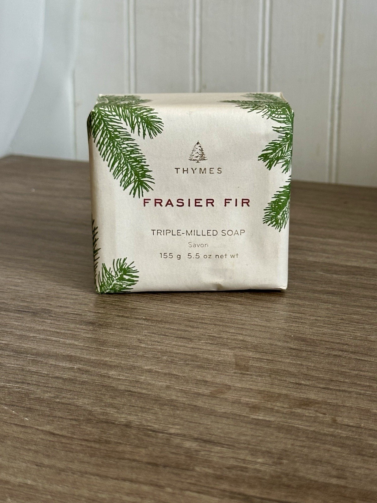 Thymes Frazier Fir Triple Milled Soap 5.5oz NWOB MBC