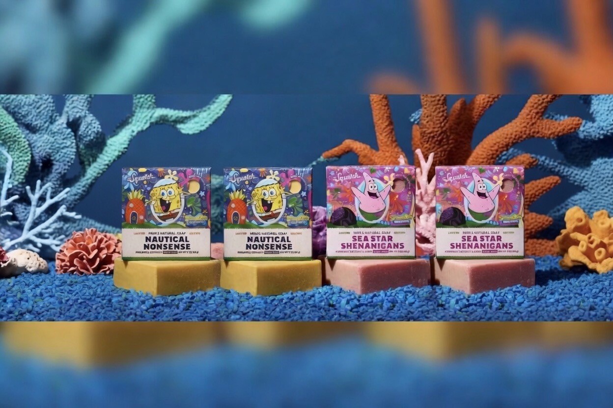 4-pack SpongeBob & Patrick’s Underwater Adventure Soap Duo free shipping