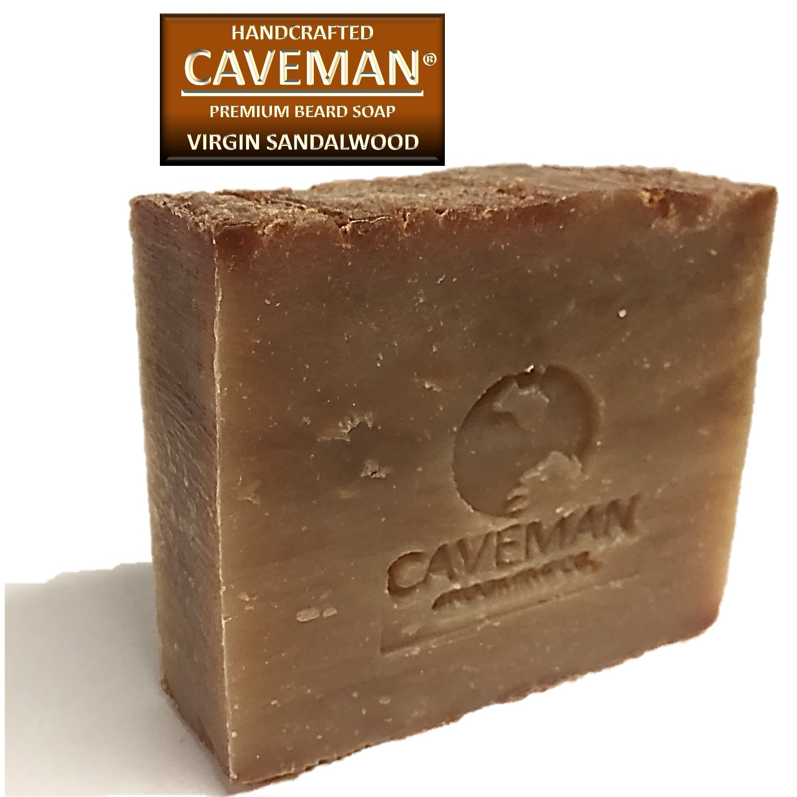 Original Handcrafted Beard and Body Soap by Caveman Virgin Tobacco