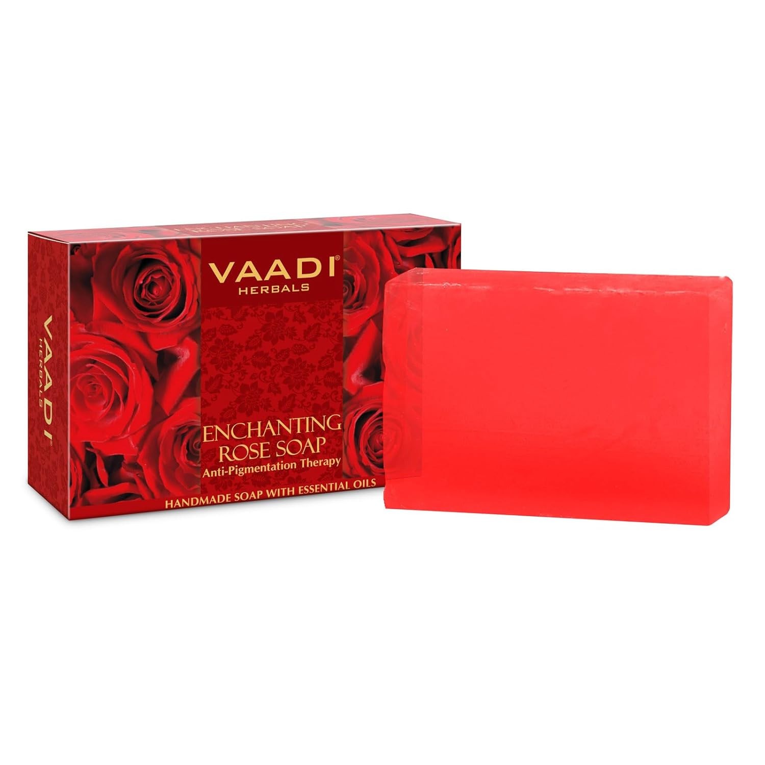 VAADI HERBALS Assorted Luxurious Handmade Soaps, 75 g, Pack of 12