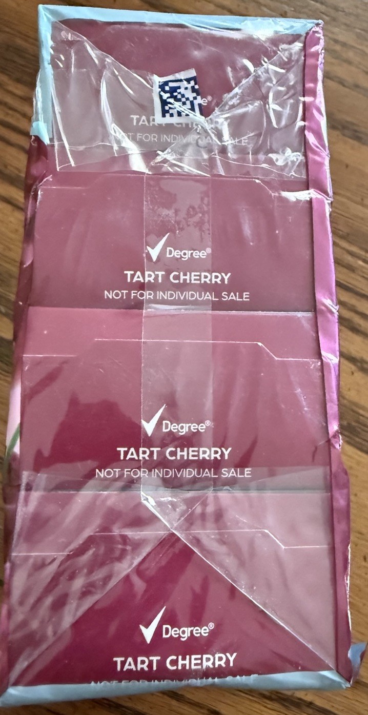 Degree Maximum Recovery Massage Bar Soap Tart Cherry. Epsom Salt & Electrolytes.