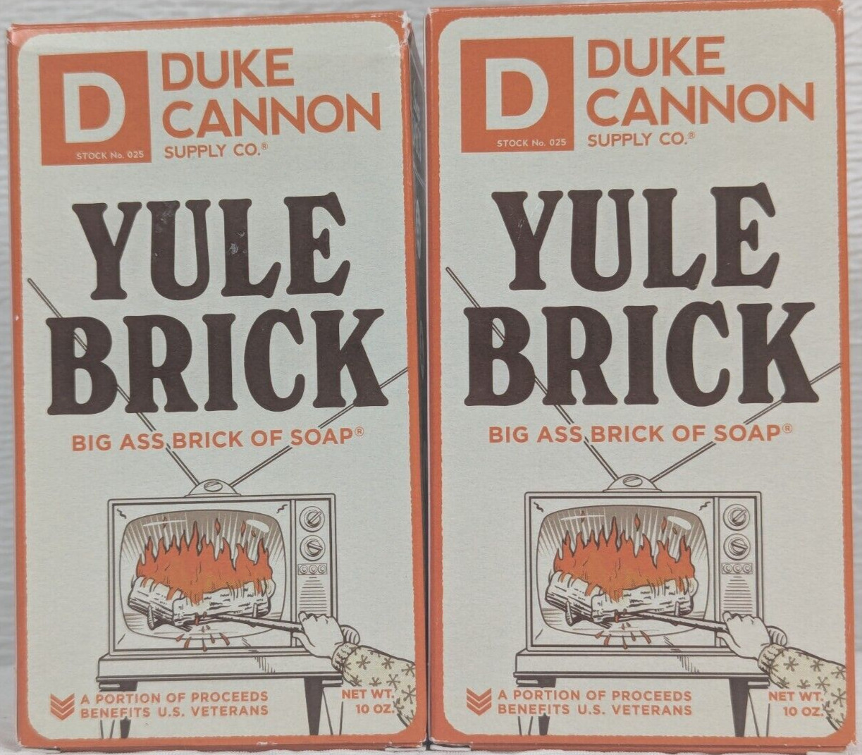 Duke Cannon – Big Ass Brick of Soap – Yule Brick – 10oz – 2 Pack