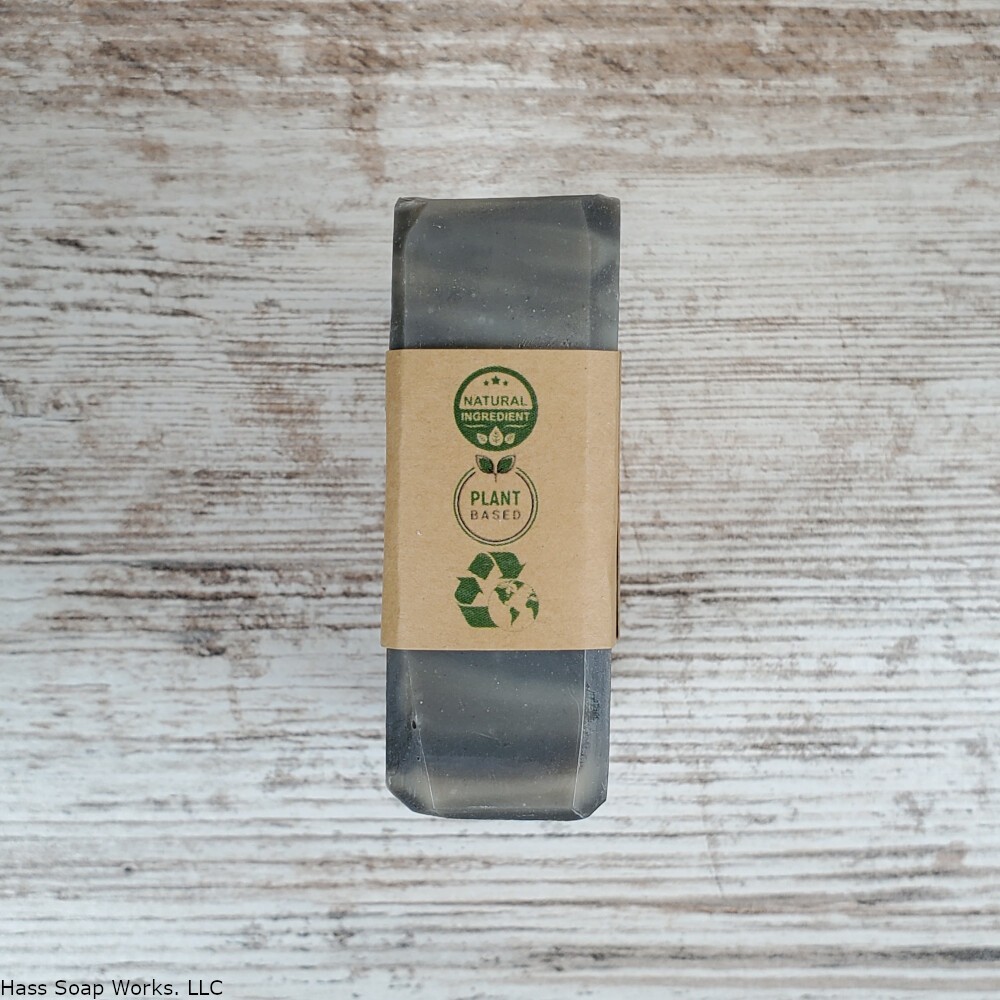 Silver Blossom Natural Handmade Bar Soap Exfoliating Apple Vanilla Leather Scent