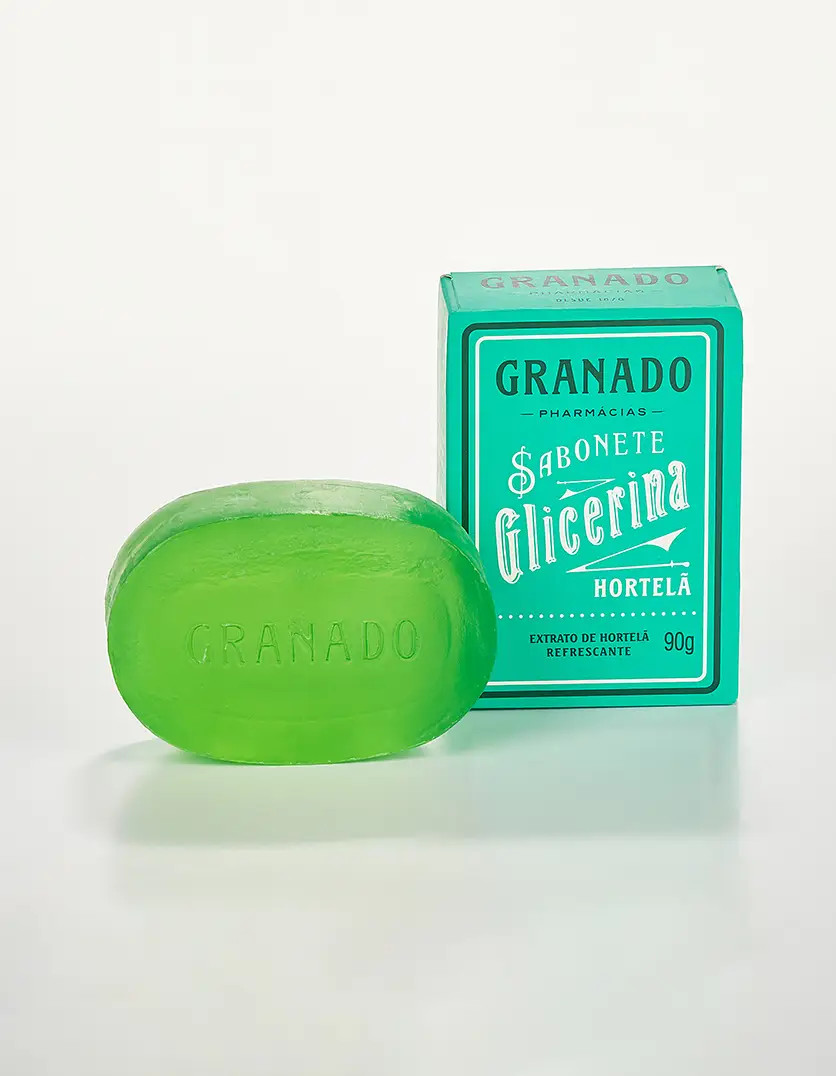 Granado Glycerin Bar Soap Hortelã ( Mint ) 90g / 3.17oz
