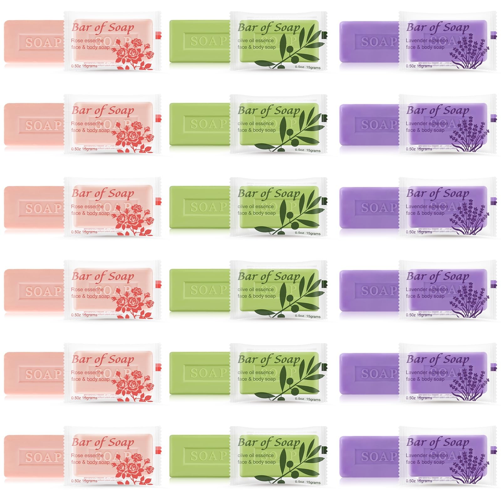 Bulk Bar Soap Travel Mini Soap Bars 0.5 oz,Guest Soaps Small for Bathroom,Hot…