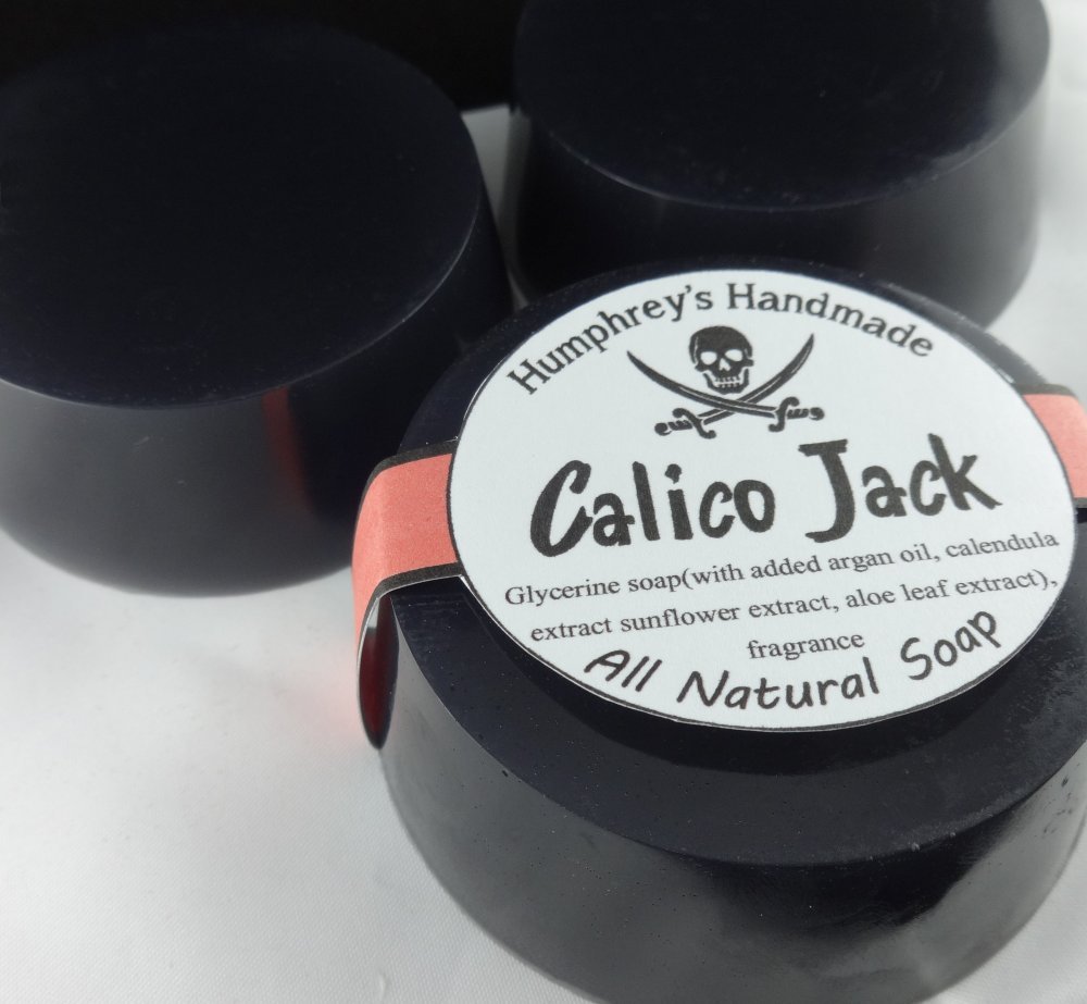 CALICO JACK Men’s Shave & Shampoo Soap, Nautica Type Bar Argan Oil Beard Wash