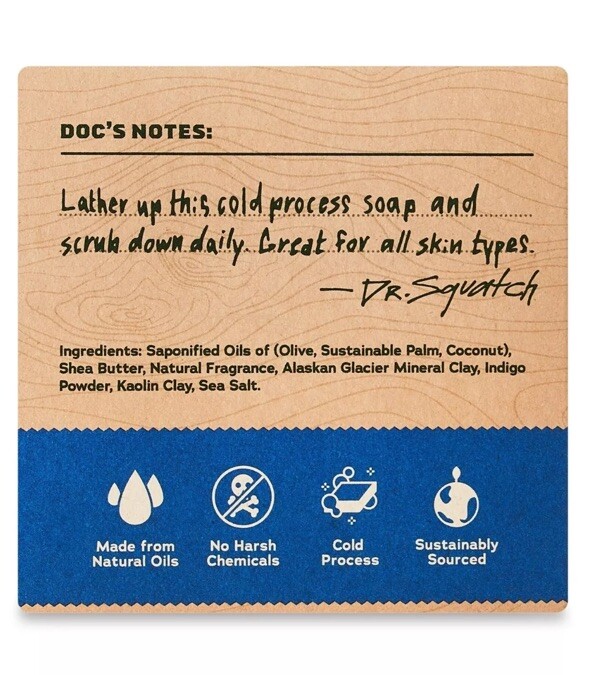 Dr. Squatch 5 oz. Fresh Falls Bar Soap