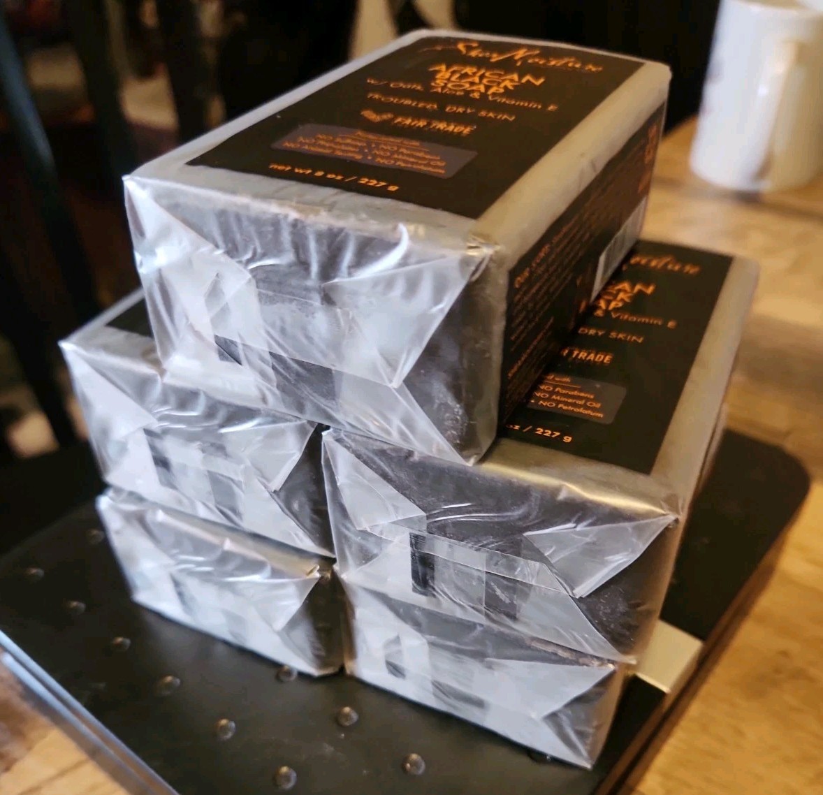 LOT of 5 SHEA MOISTURE AFRICAN BLACK SOAP FACE & BODY