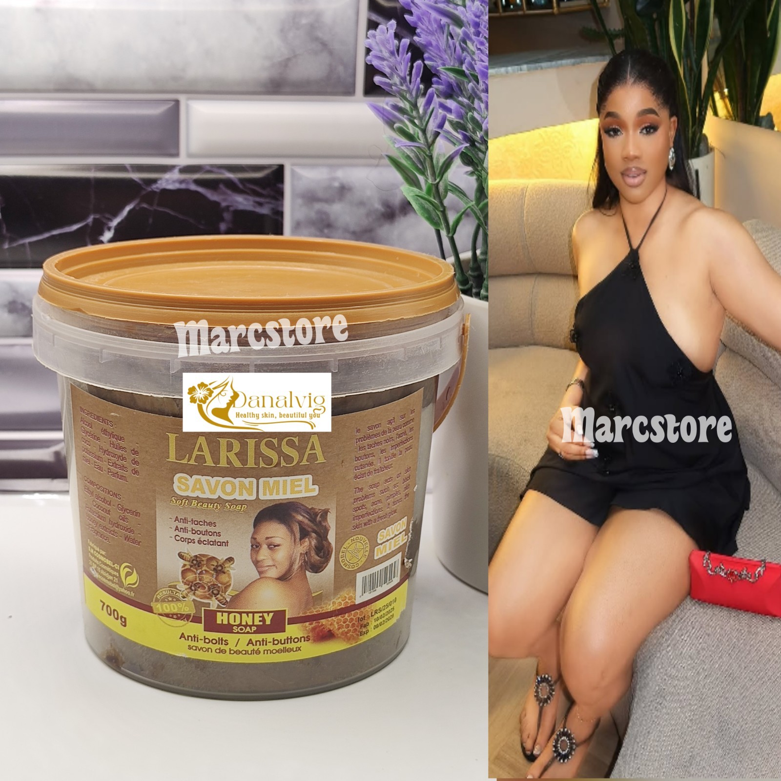 Larissa Honey Lightening Beauty Soap All Skin Types 700g