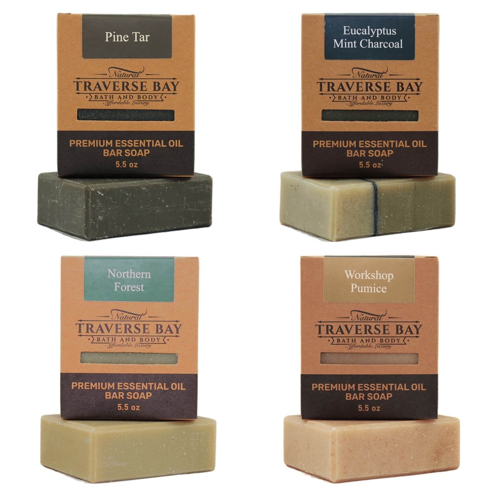 Natural Cold Process Soap You-Pick Variety Pack, 5.5 bars, 22+ oz total