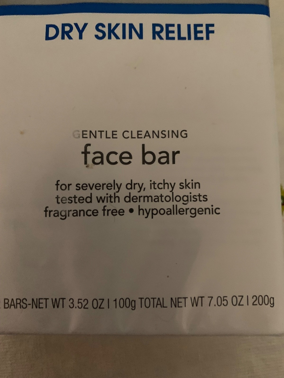 New Two Dove Derma Soap Dry Skin Relief Gentle Cleansing Face Bar 3.52 Oz 6 Bars