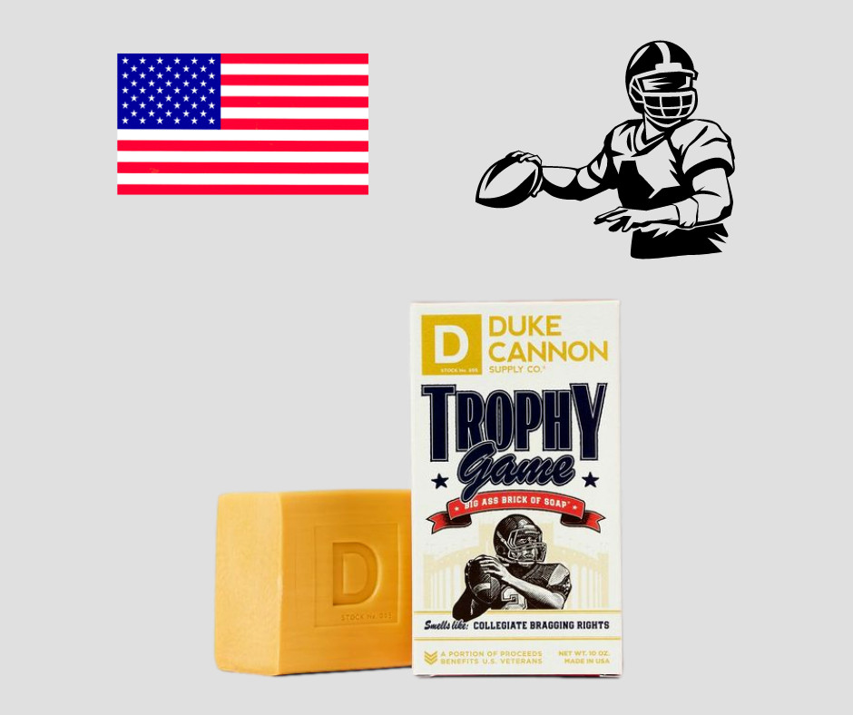 Duke Cannon Trophy Football Soap Big Ass Brick &Shamrock Wicked Minty Men Lot 2