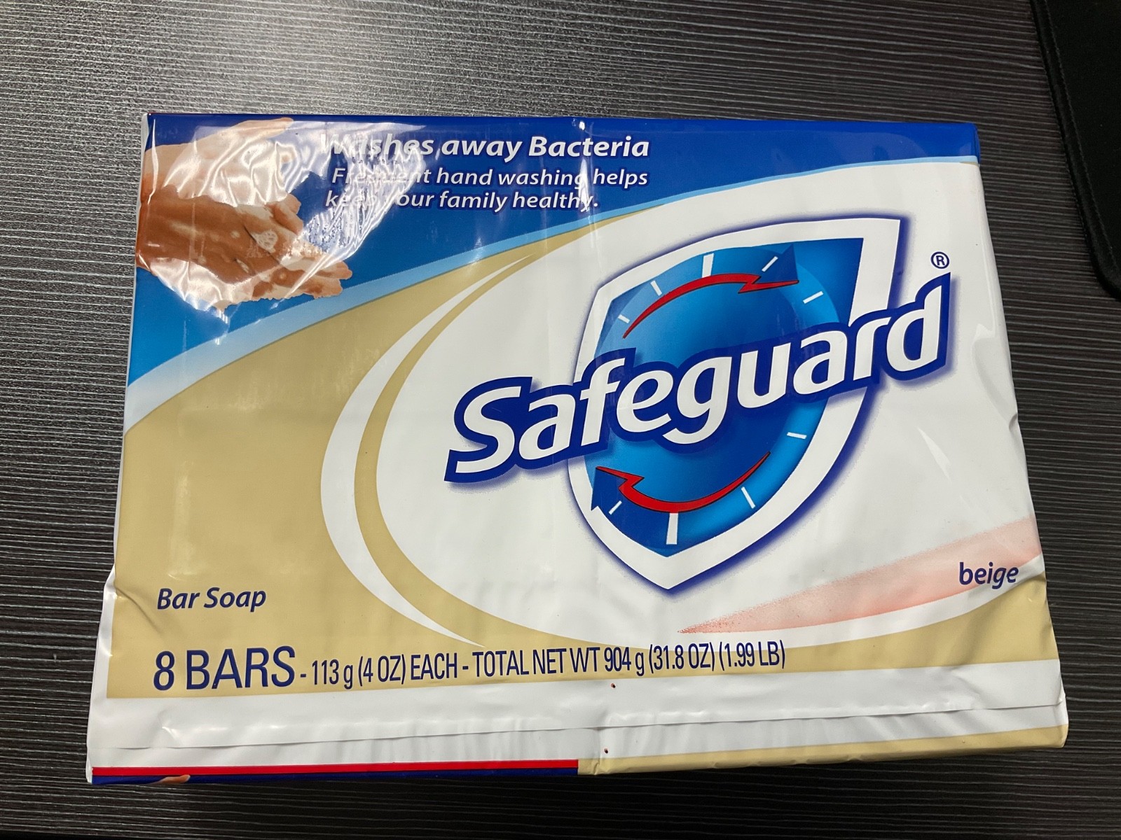 Safe-Guard Antibacterial Soap White with Aloe, 4oz each Bar beige color