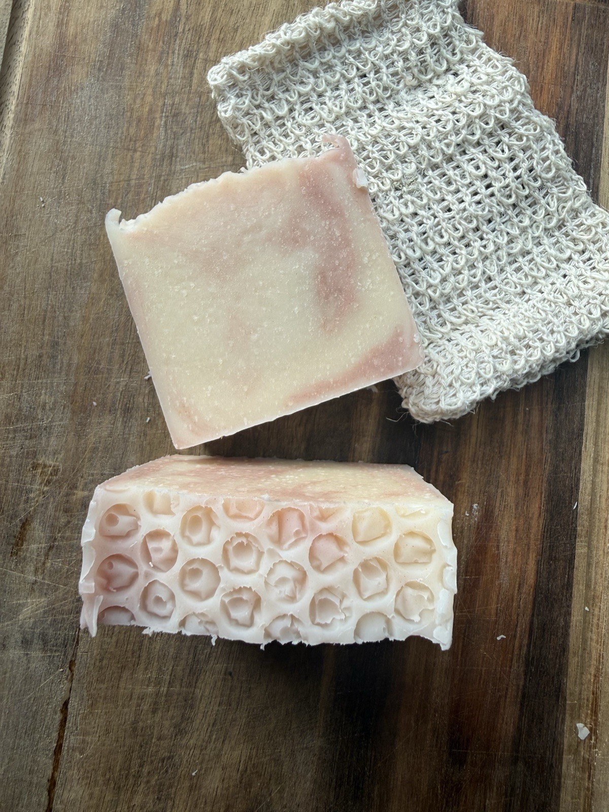 Cedarwood Goat Milk & Tallow Swirl Body Bar Soap for Body & Hands