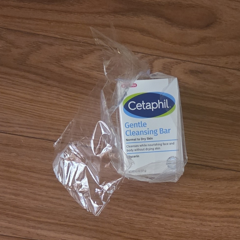 Cetaphil Gentle Cleansing Bar Hypoallergenic Soap-Free Normal-Dry Skin 4.5 oz